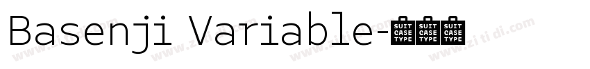 Basenji Variable字体转换